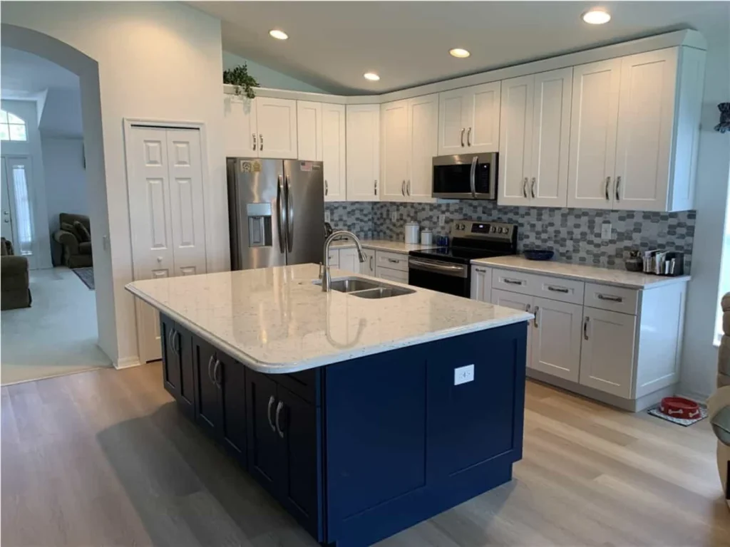 Modern kitchen remodel by Build America in Pinellas County